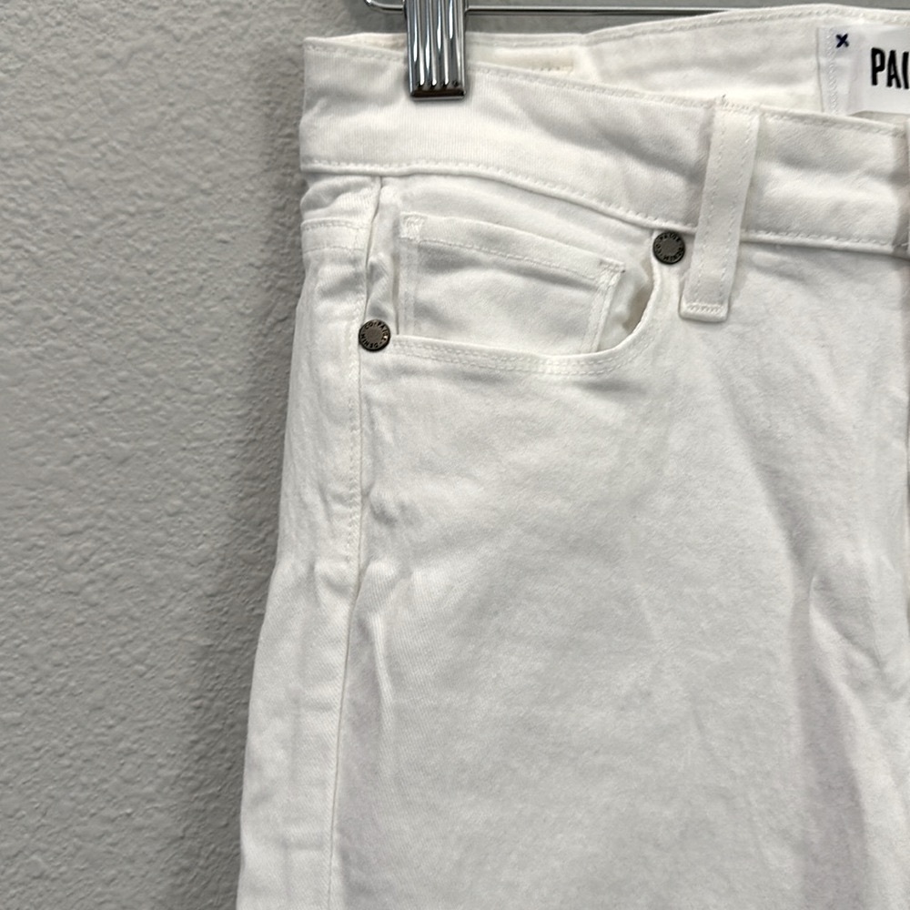 Skyline Ankle Peg Mid-Rise White Skinny Jeans - Picture 4 of 6